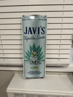 Tequila Soda Metal Sign 