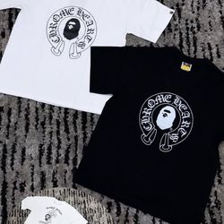 Bape x ChromeHearts collab t shirts