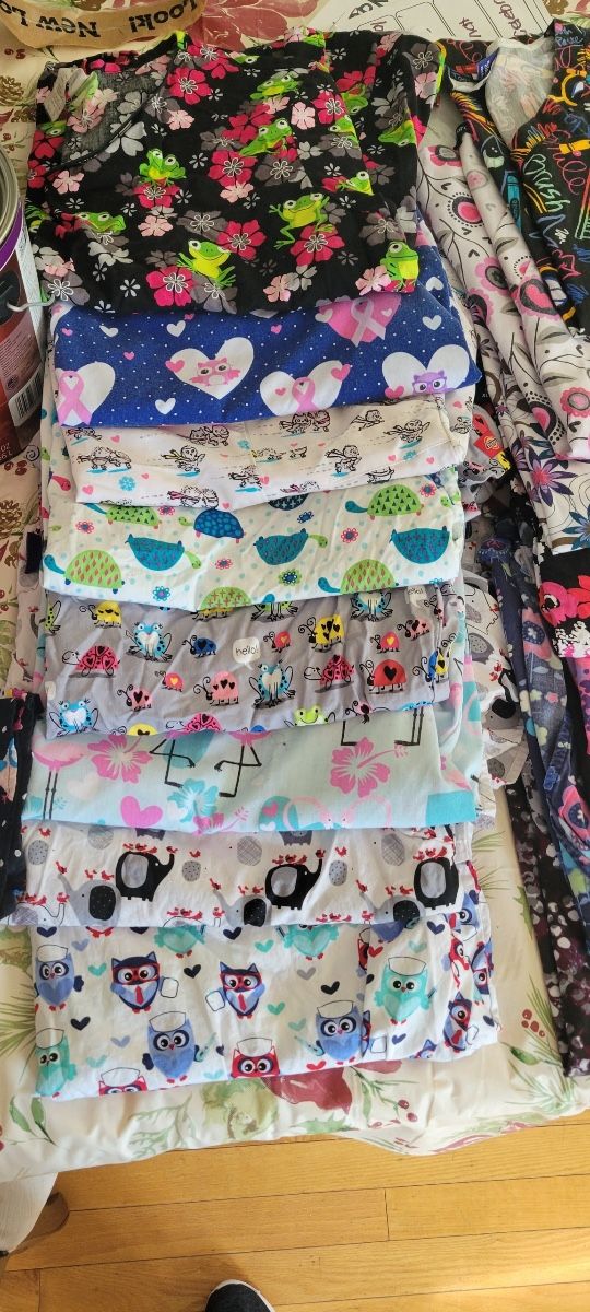 Scrub Tops Xl