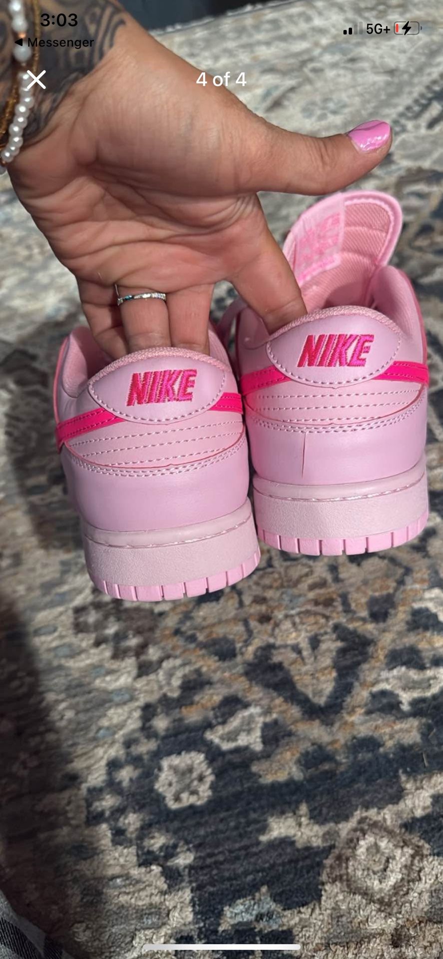 Pink Nike Dunks