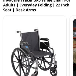 Invacare Tracer SX5 Wheelchair for Adults