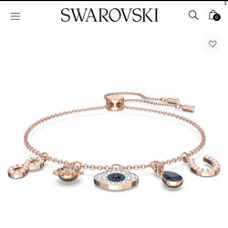 Swarovski Crystal Evil Eye Pendant Bracelet