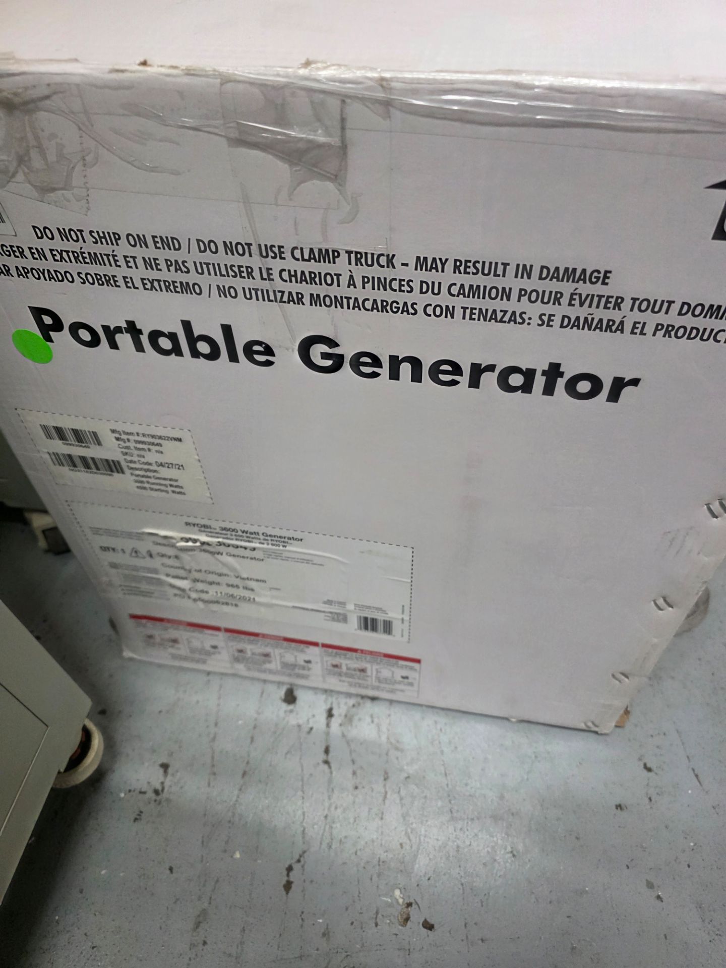 ๐ฅ RYOBI 3600W Portable Generator โ 4500 Starting Watts ๐ฅ
