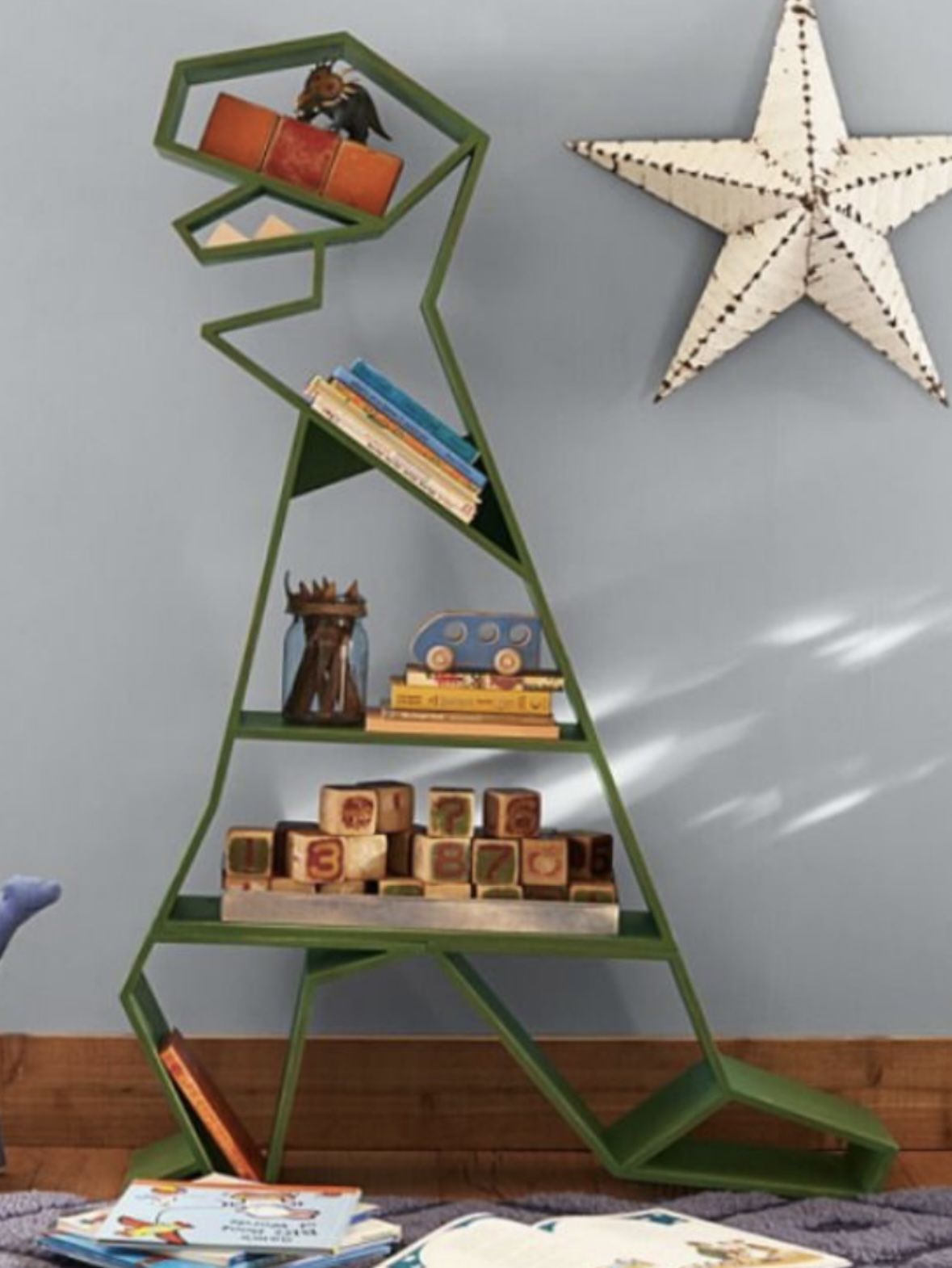 Pottery Barn Kids Dinosaur Bookshelf
