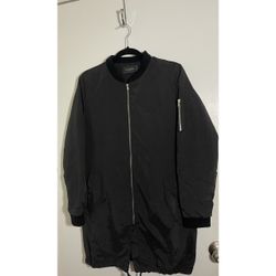 Forever 21 Longline Bomber jacket NWOT