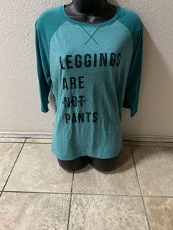 Turquoise Mid-Sleeve Shirt