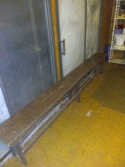 10 ft long antique deacons bench $110