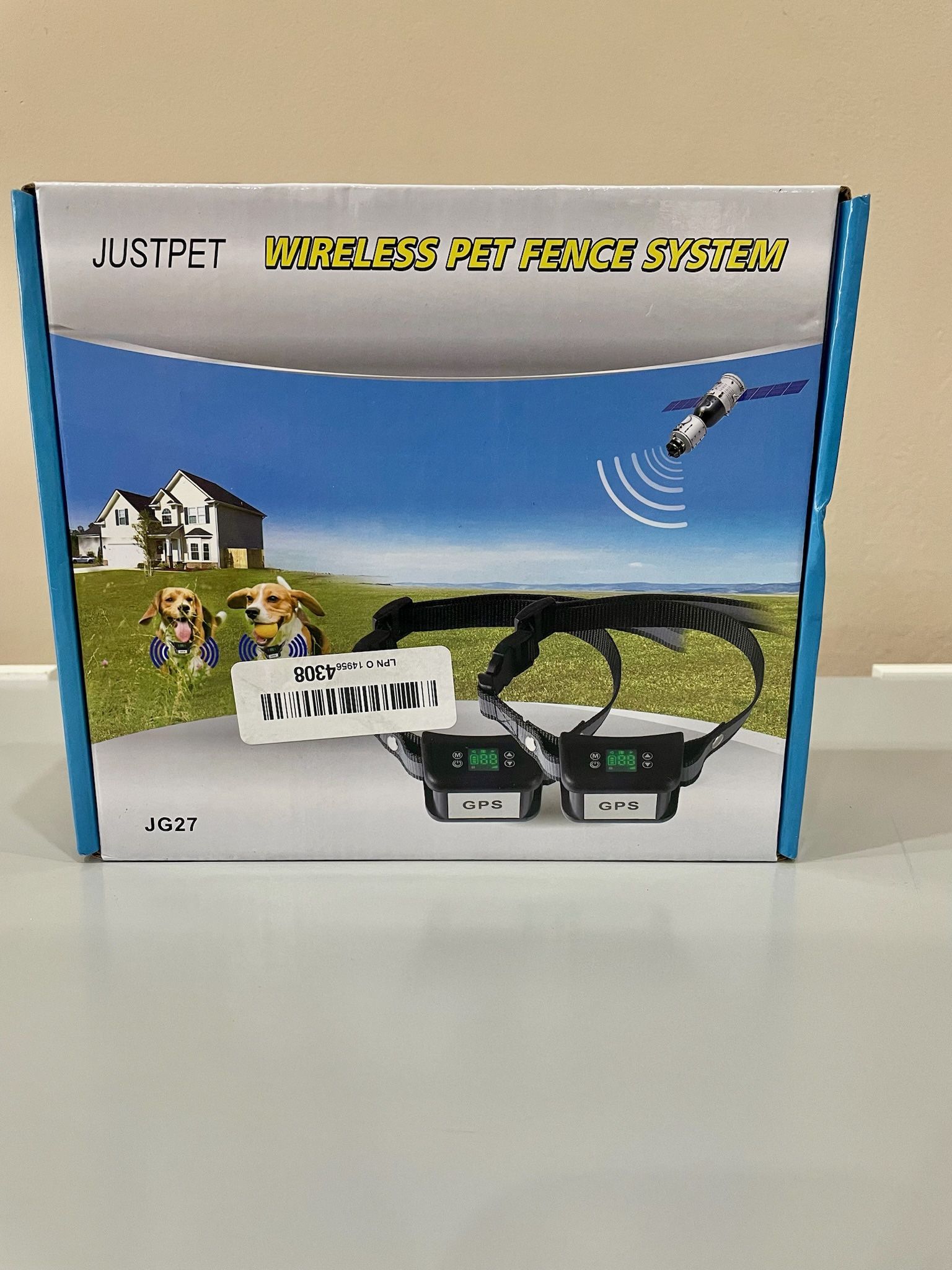 JustPet Wireless Dog Fence GPS Pet Containment System with Collars