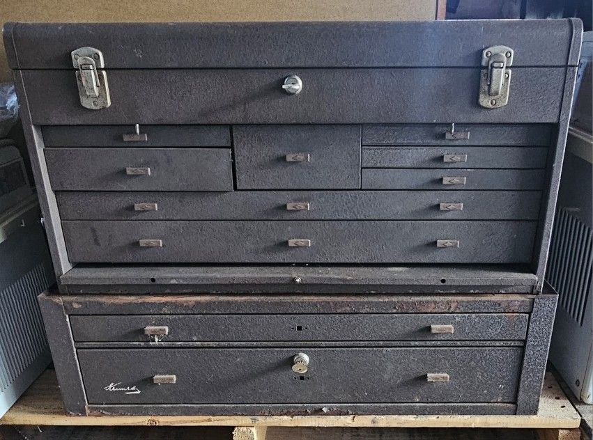 Vintage Kennedy Kits 8-Drawer Tool Box & 2-Drawer Tool Chest