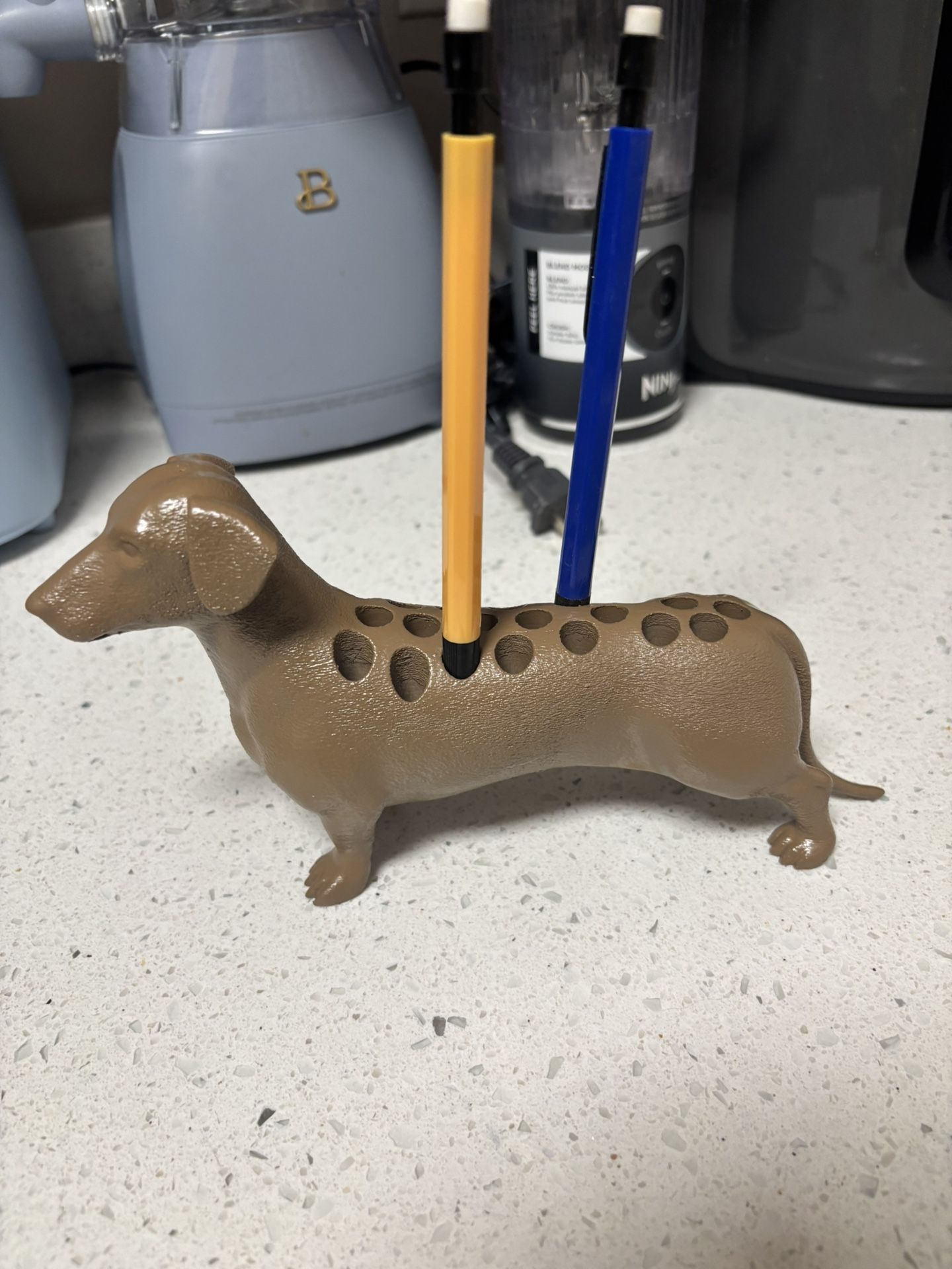 Dachshund Dog Pencil Holder For Desk