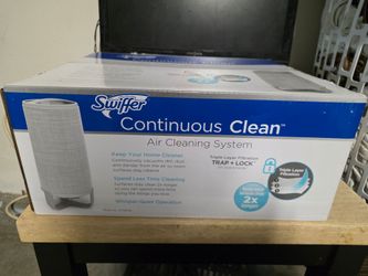 Swiffer Continuous Clean Air Cleaning System w/Filter Stone Gray SY1101NS