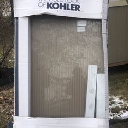 Brand New In Box Kohler Fluence Frameless Bypass Shower Door 