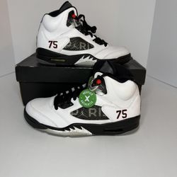 Jordan 5 PSG White F&F Size 7.5 👟🔥 DS Grail