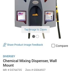 Chemical Mixing Dispenser, Wall Mount

