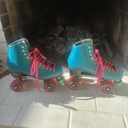 Riedell Skates Size 7 colorful
