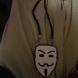 V For Vendetta Handmade Prison Beaded Piece