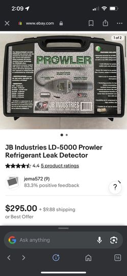 Prowler Refrigerant Leak Detector