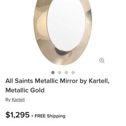 All saints metallic mirror by kartell