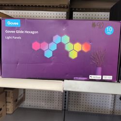 Govee Glide Hexa Light Panels, RGBIC Hexagon LED Wall Lights, Wi-Fi Smart Home Creative Wall Lights with Music Sync, Works with Alexa Google Assistant