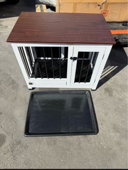 Dog crate furniture
