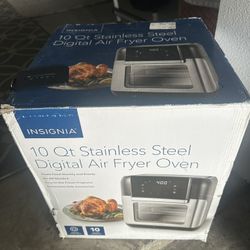 INSIGNIA 10Qt stainless steel Digital Air Fryer Oven