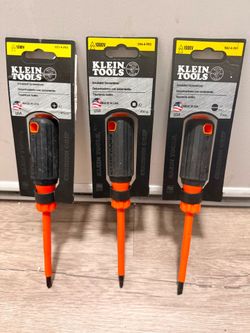 Klein Tools 1000V Insulated Screwdriver Set of 3