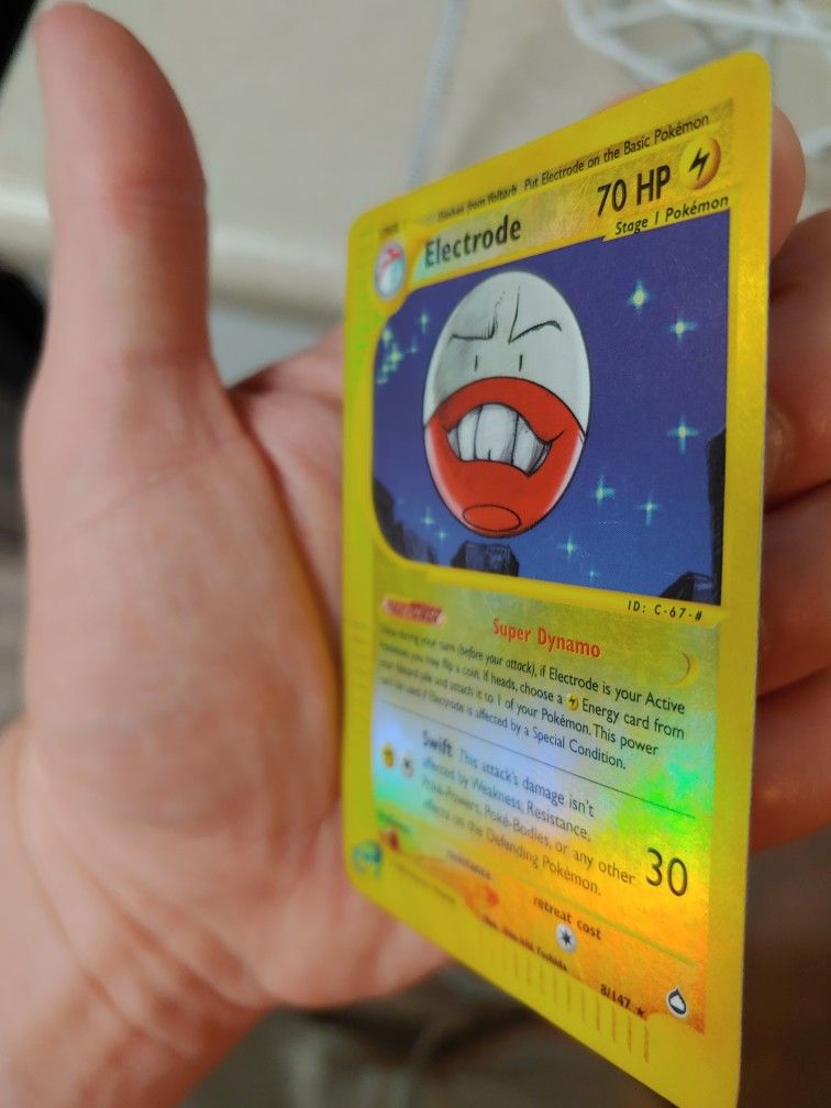 Pokemon Card Electrode Reverse Holo WOTC