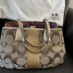 Gold Coach Purse