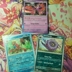 Pokemon Reverse Holo Cards x3