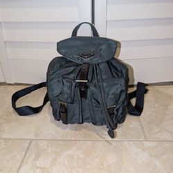 Prada Green Nylon Backpack 