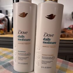 Dove Daily Moisture Damage Therapy Shampoo & Conditioner Set (4 each