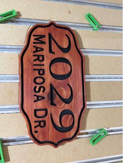 Custom Address plate