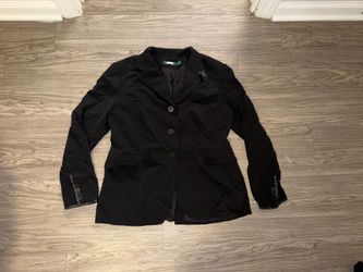 Lauren Ralph Lauren Blazer Womens Size 16 Black 3 Button Professional