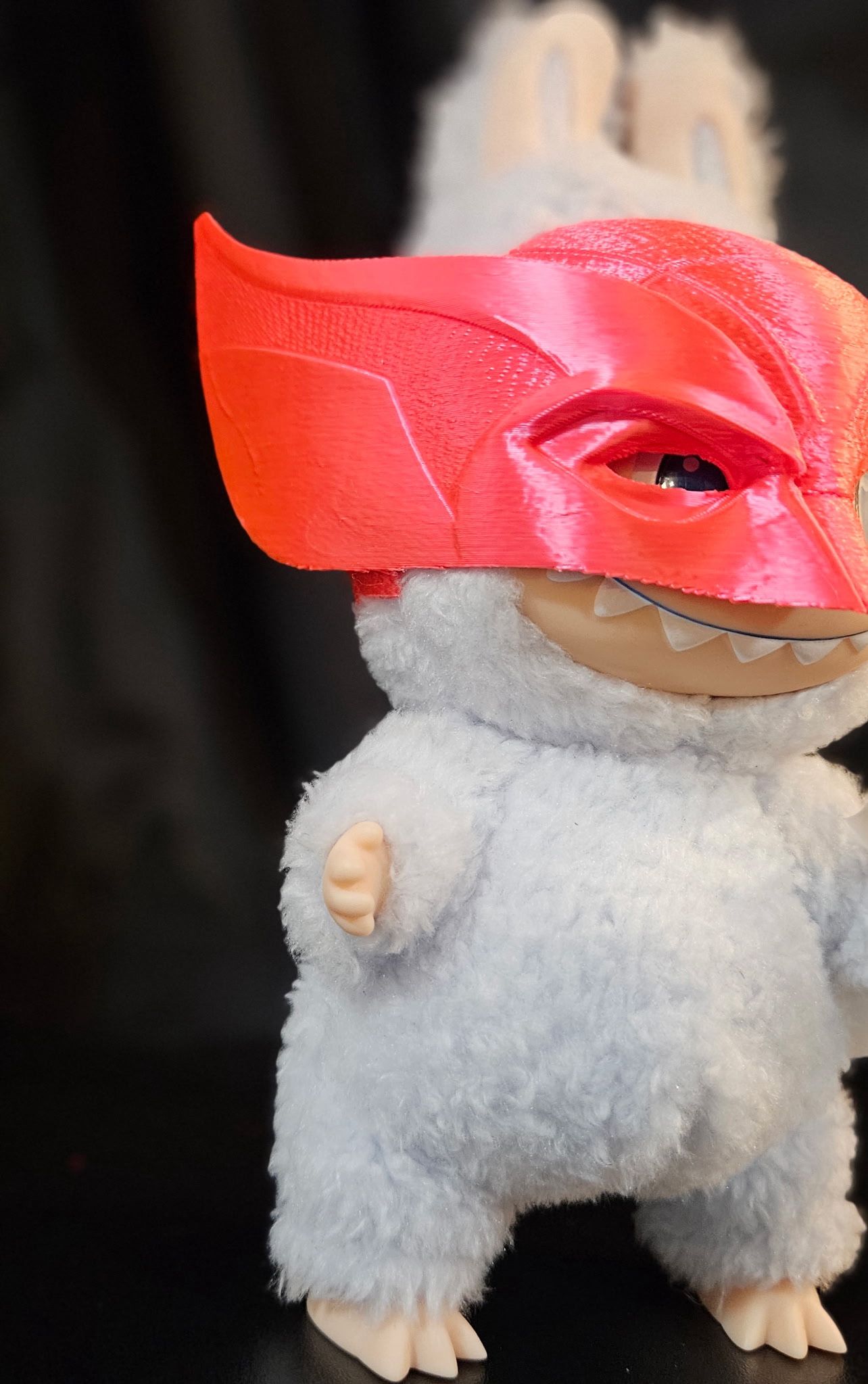 Pink Wolverine Labubu Mask