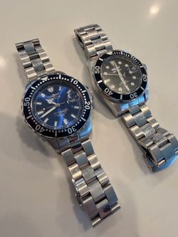 Pair of Invicta pro diver watches