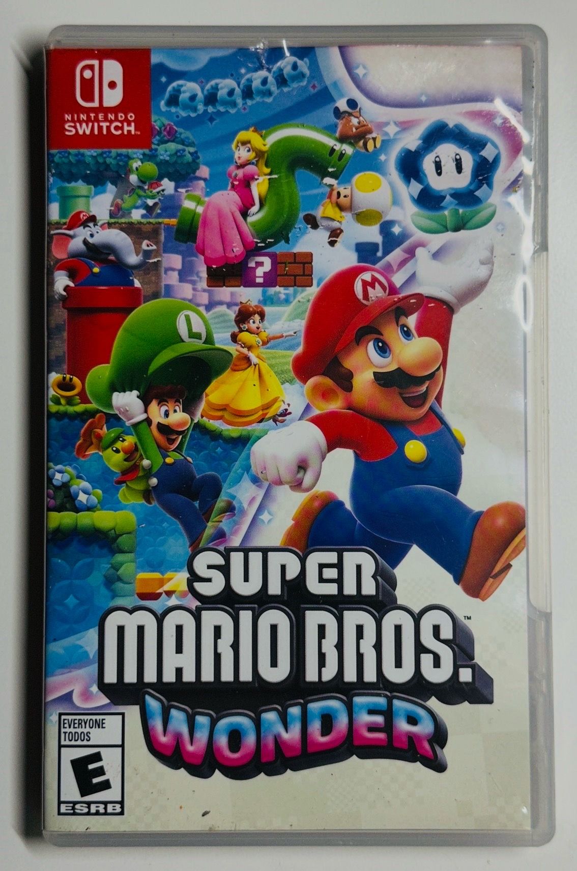 Super Mario Bros Wonder - Nintendo Switch With Case Tested/Works J299