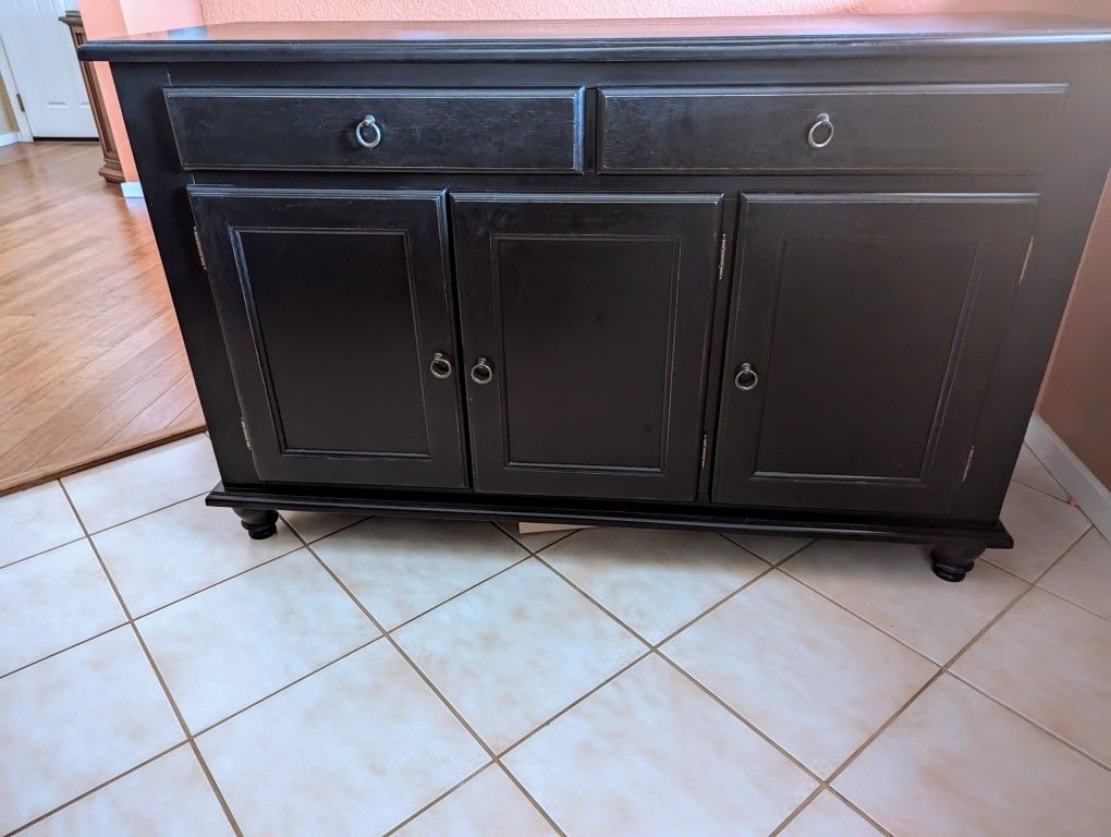 Black Sideboard Buffet Wooden Pier one