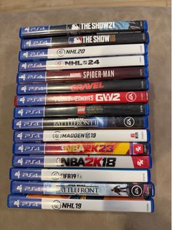 PlayStation 4 games.