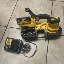DEWALT DCS371 CORDLESS BANDSAW + battery 8ah and charger