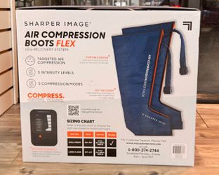 Sharper Image Air Compression Boots Flex Leg Recovery System – Brand New
