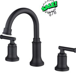 Glacier Bay

Oswell 8 in. Widespread 2-Handle High-Arc Bathroom Faucet in Matte Black

