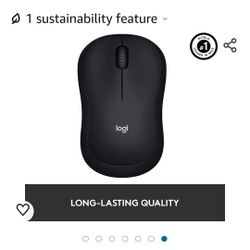 Logitech M185 Wireless Mouse, 2.4GHz with USB Mini Receiver