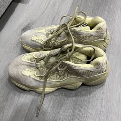 Yellow Yeezy Adidas Shoes Size 7