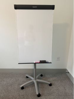 Quartet Whiteboard, Compass Nano-Clean Magnetic Mobile Presentation Easel