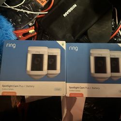2 Ring Cameras Brand New 