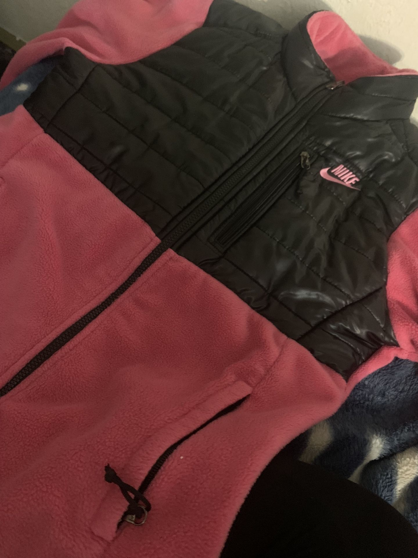 Pink And Black Nike Jacket 