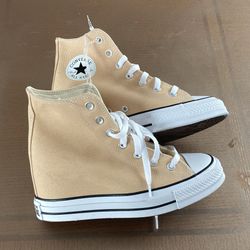 Brand New Converse Chuck  All Star High Top Canvas Sneakers, Hidden heel