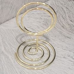 Table Number Holder - Picture - Photo Holder for Table or work desk - Gold Place Card Holder - Table Sign Holders - Mini Table Number Stands Gold - Sm