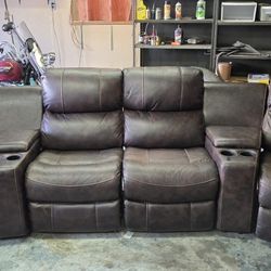 Bobs Sectional Leather Couch
