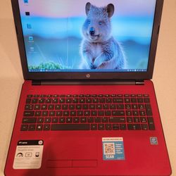 15.6" HP Laptop - Lubuntu Linux OS - 4GB DDR4 500GB HDD WiFi DVD-RW 